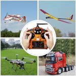 Ledi RadioLink AT10II Model Remote Controller 4KM 12 Channel Drone Crossing Machine Fixed Wing Vehicle and Ship Machine